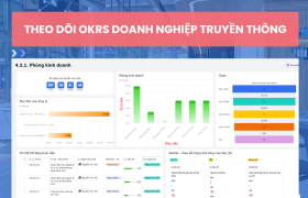 Triển khai OKRs cho doanh nghiệp truyền thông có nhiều chi nhánh trên Lark(Larksuite)