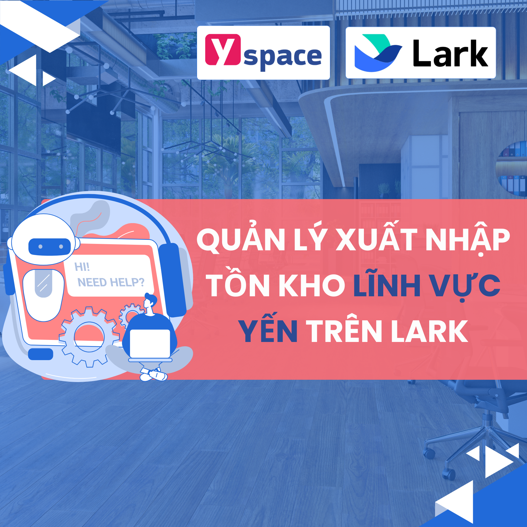 Quản lý xuất nhập tồn kho lĩnh vực Yến trên Lark (Larksuite)