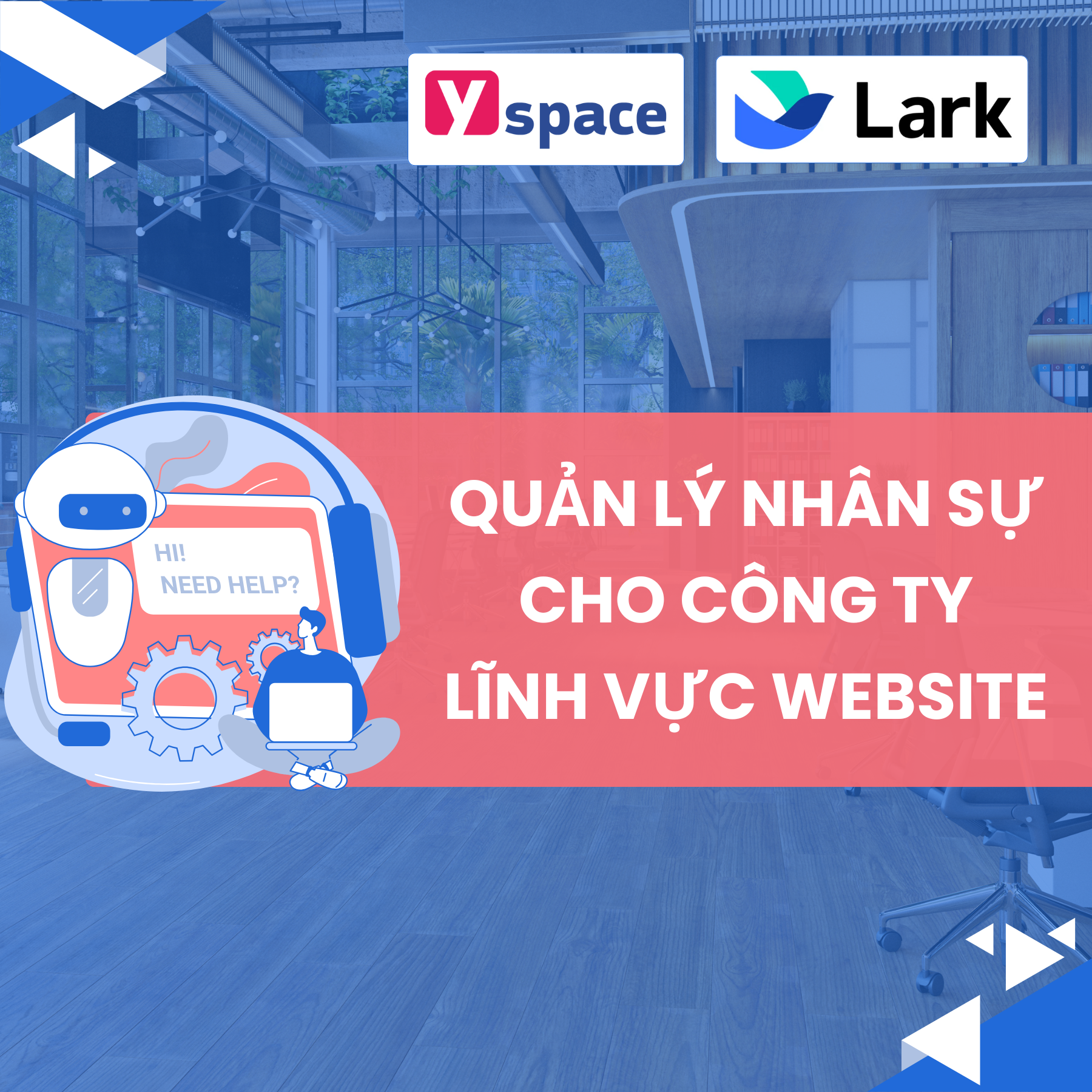 Quản lý hồ sơ nhân sự cho công ty lĩnh vực Website trên Lark
