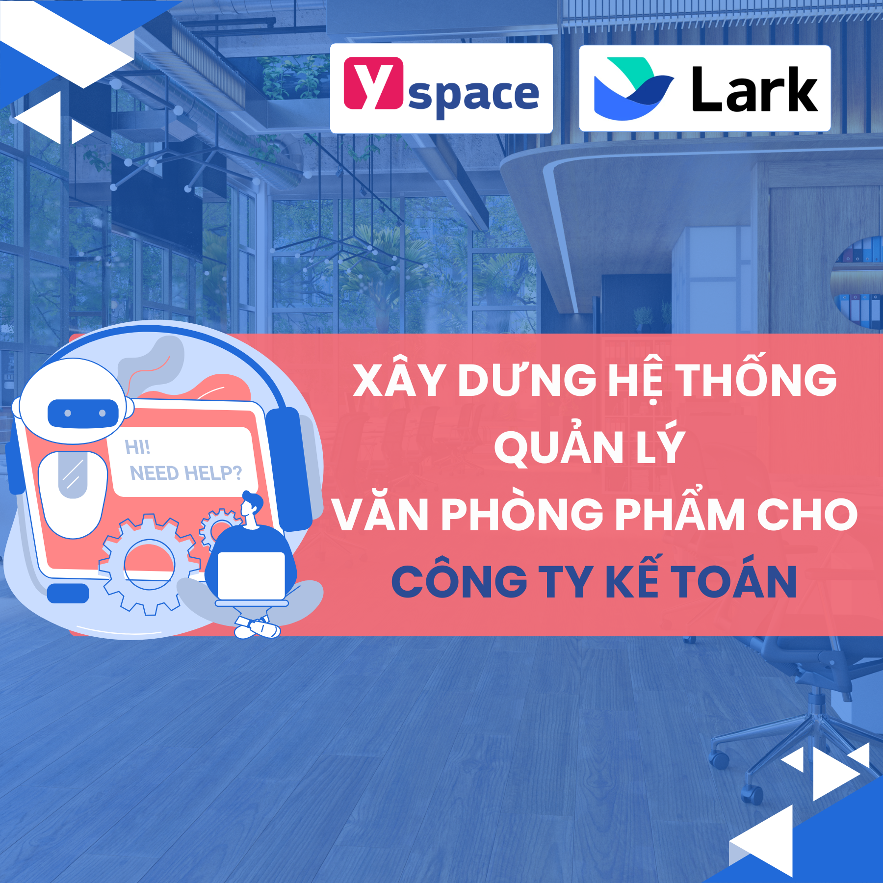 Doanh nghiệp kế toán đã quản lý văn phòng phẩm trên Lark như thế nào trên Lark?