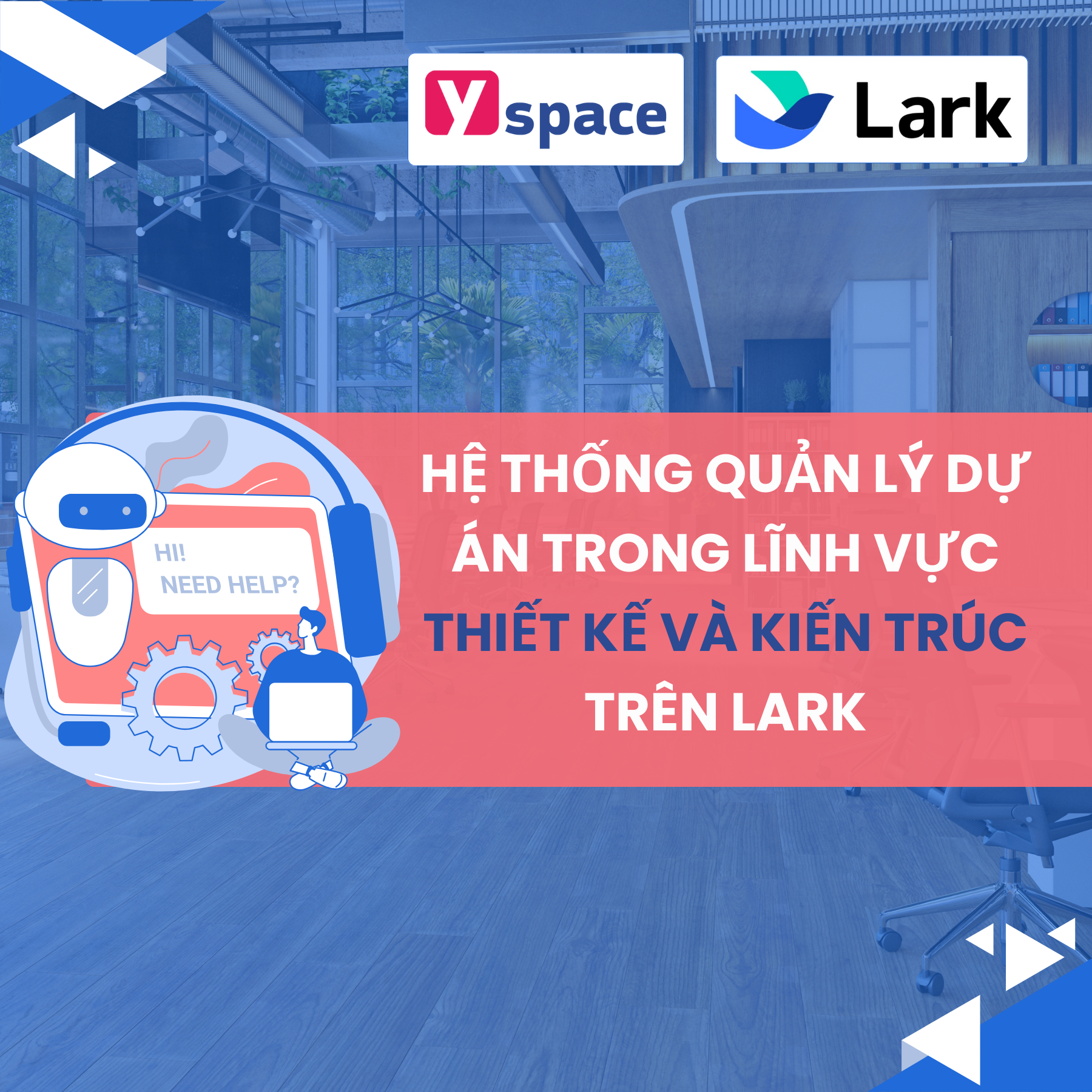 Hệ thống quản lý dự án trong lĩnh vực thiết kế và kiến trúc trên Lark (Larksuite)