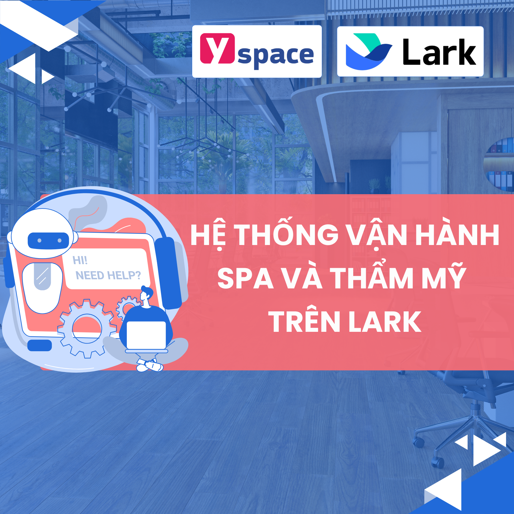 Mẫu triển khai hệ thống vận hành Spa và Thẩm mỹ trên Lark (Larksuite)