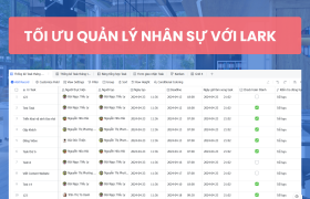 Tối Ưu Quản Lý Nhân Sự Với Lark và Larksuite