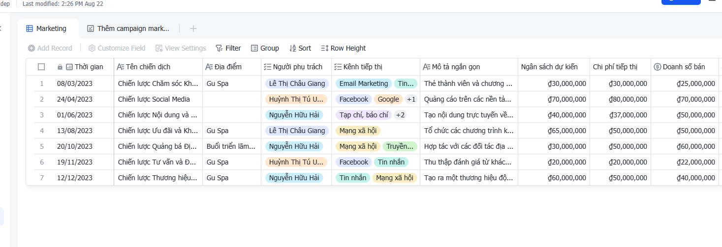 Ứng dụng Lark (Larksuite) vào trong lĩnh vực Marketing của doanh nghiệp