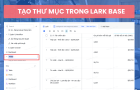 Tạo thư mục trong Lark Base