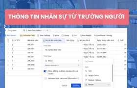 Bảo mật thông tin nhân sự từ "trường người" trên Base