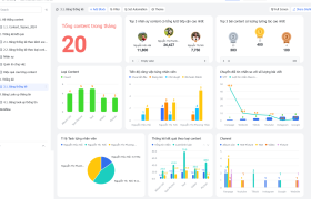 Mẫu Templates quản lý content Marketing đơn giản, phù hợp với team từ 1-10 nhân sự trên Lark(Larksuite)